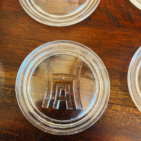 Vintage Glass Ball & Atlas Jar Lids Glass Canning Jar Lot of 6 - Picture 6 of 9